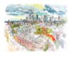 Skyline Frankfurt meets Frankfurt Nordend