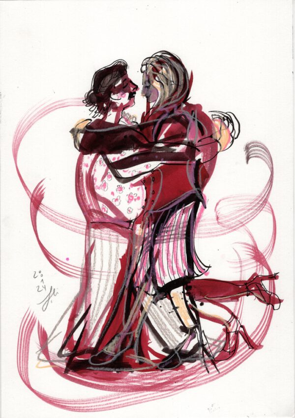 Milonga Tango Tänzer 08